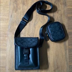 Coach Charter North/South Crossbody With Pouch